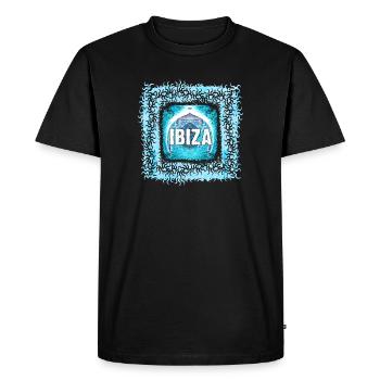 Ibiza Electronics Art Design - T-shirt Premium bio Homme - noir - Devant - Nico (187cm)