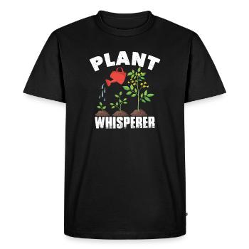 plantes murmure jardinier jardinier jardinage - T-shirt Premium bio Homme - noir - Devant - Nico (187cm)
