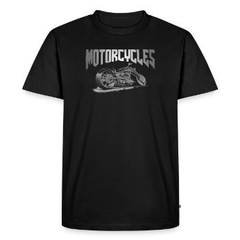 Motos Chopper Custombike - T-shirt Premium bio Homme - noir - Devant - Nico (187cm)