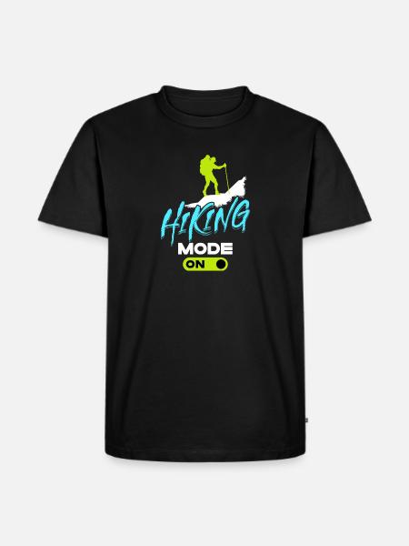 Glacier Hiking Hikers Mountains Statement Tours - Men's Premium Organic T-Shirt - black