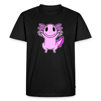 Axolotl Dumbbell Training Strength Training Fitness - T-shirt Premium bio Homme - noir - Devant - Nico (187cm)
