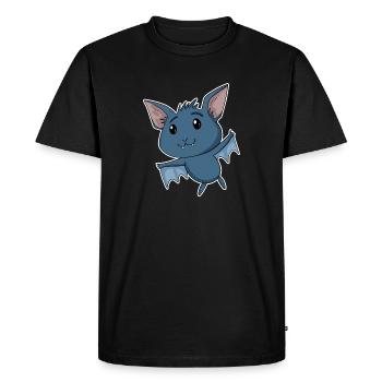 Chauve-souris - T-shirt Premium bio Homme - noir - Devant - Nico (187cm)