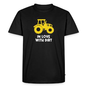 déclaration agricole agriculteur tracteur agriculteur agriculteur agriculteur biologique - T-shirt Premium bio Homme - noir - Devant - Nico (187cm)