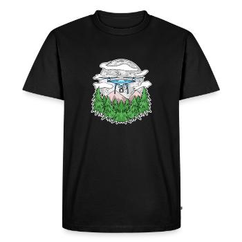 Drone - T-shirt Premium bio Homme - noir - Devant - Nico (187cm)