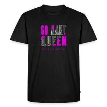 Allez Kart Queen - T-shirt Premium bio Homme - noir - Devant - Nico (187cm)