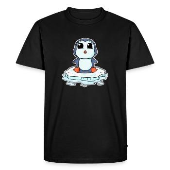 Manchots manchots - T-shirt Premium bio Homme - noir - Devant - Nico (187cm)