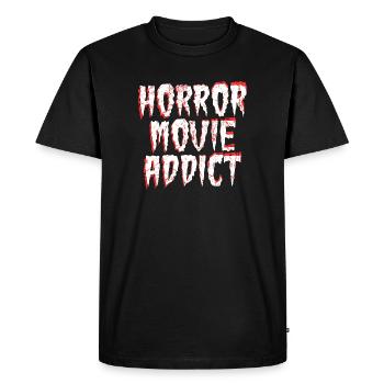 Déclaration de Cineaste Binge Watching Theater Movies - T-shirt Premium bio Homme - noir - Devant - Nico (187cm)