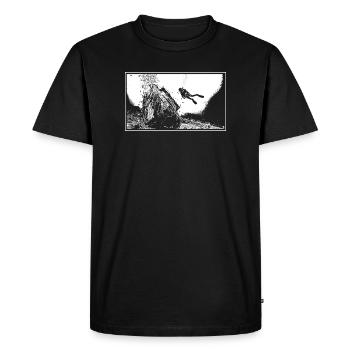 The wreck - Men's Premium Organic T-Shirt - black - Front - Nico (187cm)