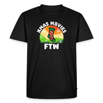 Films Déclaration Films Streaming Théâtre Cinéma DVD - T-shirt Premium bio Homme - noir - Devant - Nico (187cm)