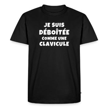je suis pompette, alcool, alcool humour - T-shirt Premium bio Homme - noir - Devant - Nico (187cm)