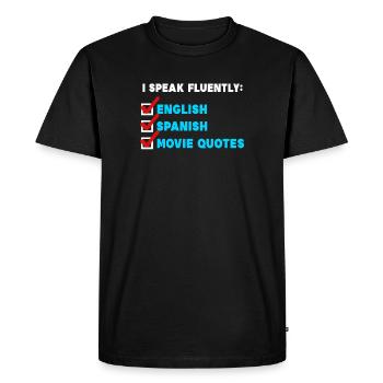 Cinema Night Movies Statement Movie Night Theatre - Men's Premium Organic T-Shirt - black - Front - Nico (187cm)