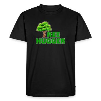 Environment, Tree, Earth, Nature, Statement, Environmental Protection - Men's Premium Organic T-Shirt - black - Front - Nico (187cm)