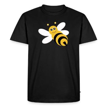 T-shirt abeille mignon design drôle apiculteur - T-shirt Premium bio Homme - noir - Devant - Nico (187cm)