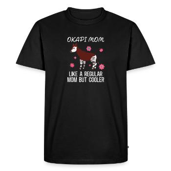 Okapi wilderness adventure - Men's Premium Organic T-Shirt - black - Front - Nico (187cm)