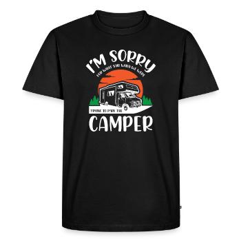 Life Camper Camping - T-shirt Premium bio Homme - noir - Devant - Nico (187cm)