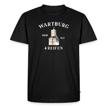 Wartburg, Mehr als Reifen, Eisenach, Allemagne - T-shirt Premium bio Homme - noir - Devant - Nico (187cm)