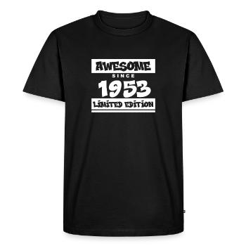 1953 - Born 1953 - Fantastic since 1953 - Men's Premium Organic T-Shirt - black - Front - Nico (187cm)