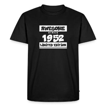 1952 - Born 1952 - Fantastic since 1952 - Men's Premium Organic T-Shirt - black - Front - Nico (187cm)
