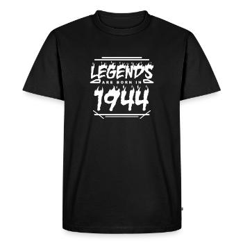1944 - Né en 1944 - Construit en 1944 - T-shirt Premium bio Homme - noir - Devant - Nico (187cm)