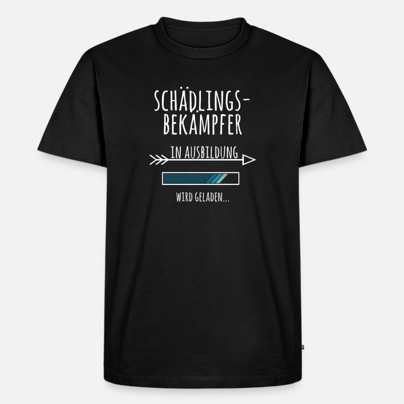 Schädlingsbekämpfer Ausbildung Geschenk Schädlinge - Männer Premium Bio T-Shirt - Schwarz