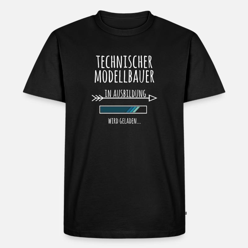 Technischer Modellbauer Ausbildung Geschenk - Männer Premium Bio T-Shirt - Schwarz