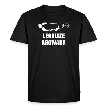 Poisson, Déclaration, Animaux de compagnie, Animaux, Animaux de compagnie - T-shirt Premium bio Homme - noir - Devant - Nico (187cm)