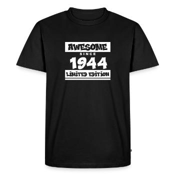 1944 - Born in 1944 - Fantastic since 1944 - Men's Premium Organic T-Shirt - black - Front - Nico (187cm)