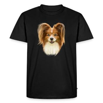 Papillon - Men's Premium Organic T-Shirt - black - Front - Nico (187cm)