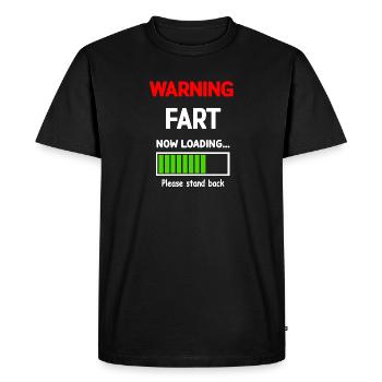 Humour comique Pet chargement T-shirt - T-shirt Premium bio Homme - noir - Devant - Nico (187cm)
