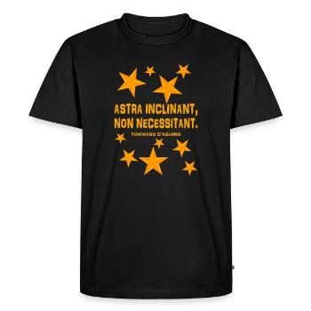 Astra Inclinant, t-shirt non nécessaire - T-shirt Premium bio Homme - noir - Devant - Nico (187cm)