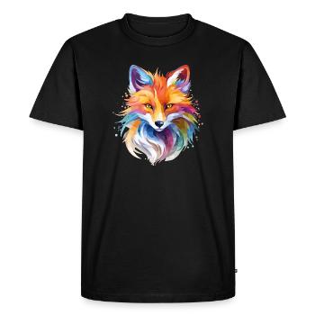 Fuchs Design - Men's Premium Organic T-Shirt - black - Front - Nico (187cm)