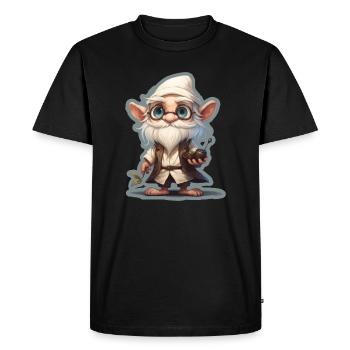 Dwarves Craftsman Cozy Fantasy RPG Shirt - Men's Premium Organic T-Shirt - black - Front - Nico (187cm)