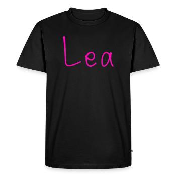 Léa - T-shirt Premium bio Homme - noir - Devant - Nico (187cm)
