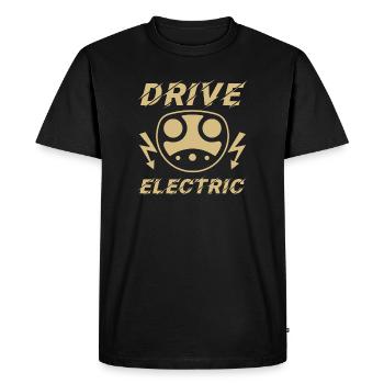 Drive Electric Supercharge - Fans de voitures électriques - T-shirt Premium bio Homme - noir - Devant - Nico (187cm)