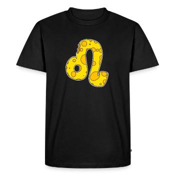 Zodiac sign Leo Symbol - Men's Premium Organic T-Shirt - black - Front - Nico (187cm)