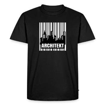 Architecte Dire Travail Carrière Superviseur De Travail - T-shirt Premium bio Homme - noir - Devant - Nico (187cm)