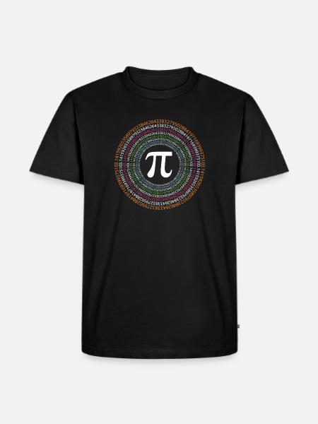 Pi Day - Happy Pi Day - Men's Premium Organic T-Shirt - black