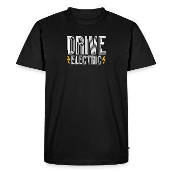 Entraînement électrique Type 2 Plug Supercharge Électrique - T-shirt Premium bio Homme - noir - Devant - Nico (187cm)