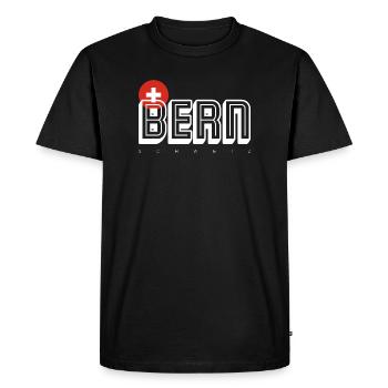 Emblème de la ville suisse de Berne - T-shirt Premium bio Homme - noir - Devant - Nico (187cm)