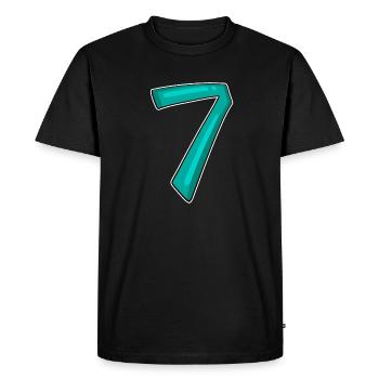 7 - T-shirt Premium bio Homme - noir - Devant - Nico (187cm)