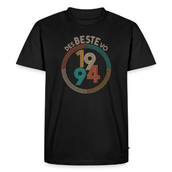 of the BEST of 1994 - the BEST of 1994, birthday - Men's Premium Organic T-Shirt - black - Front - Nico (187cm)