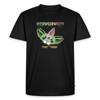 Masque extraterrestre chat sphinx - T-shirt Premium bio Homme - noir - Devant - Nico (187cm)