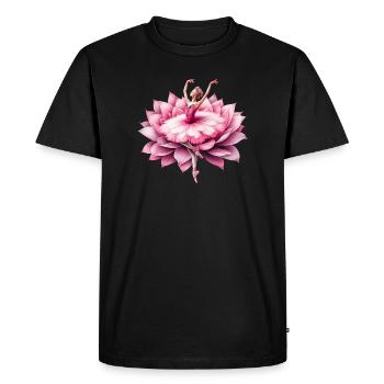 Danseuse de ballet avec tutu - T-shirt Premium bio Homme - noir - Devant - Nico (187cm)