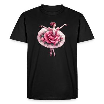 Danseuse de ballet avec tutu - T-shirt Premium bio Homme - noir - Devant - Nico (187cm)