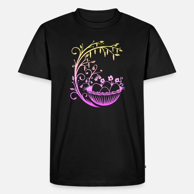 Panier de Pâques Panier de Pâques - T-shirt Premium bio Homme - noir