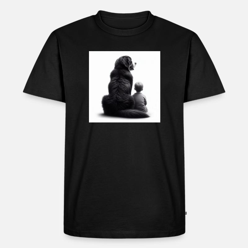 Berner Sennenhund - Männer Premium Bio T-Shirt - Schwarz