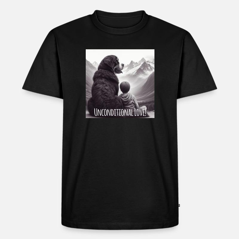 Berner Sennenhund - Männer Premium Bio T-Shirt - Schwarz
