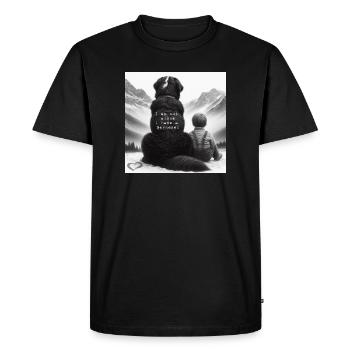 Bouvier bernois - T-shirt Premium bio Homme - noir - Devant - Nico (187cm)
