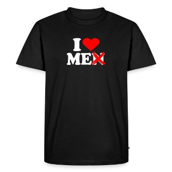 I Love Me Men I Love Me Self Love Women - Men's Premium Organic T-Shirt - black - Front - Nico (187cm)
