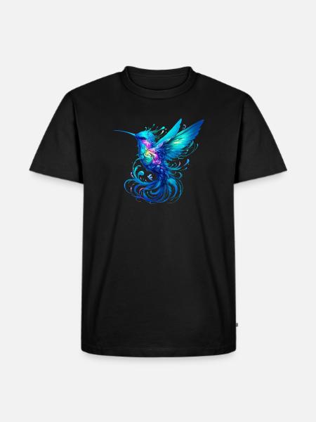 Hummingbird - Men's Premium Organic T-Shirt - black